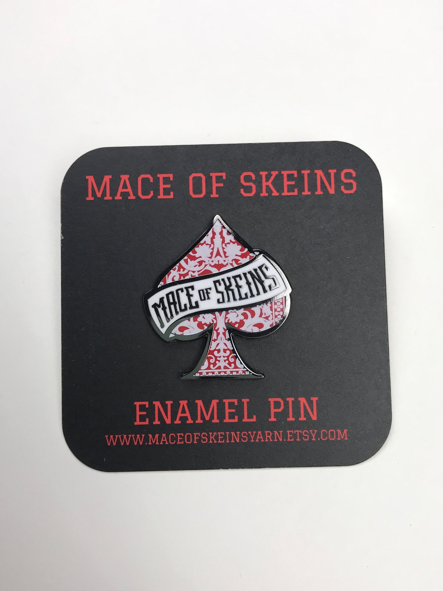 Mace of Skeins Enamel Pin